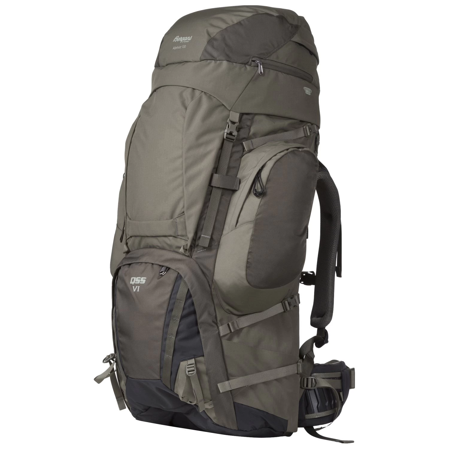 Bergans Alpinist V6 Large 130L Rucksack (dark-green-mud/green-mud) 3 Bergans Alpinist V6 Large 130L Rucksack (dark-green-mud/green-mud)