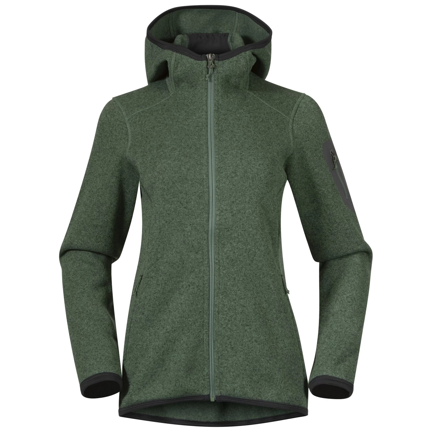 Bergans Kamphaug Knitted W Hoodie (dark-jade-green) 3 Bergans Kamphaug Knitted W Hoodie (dark-jade-green)