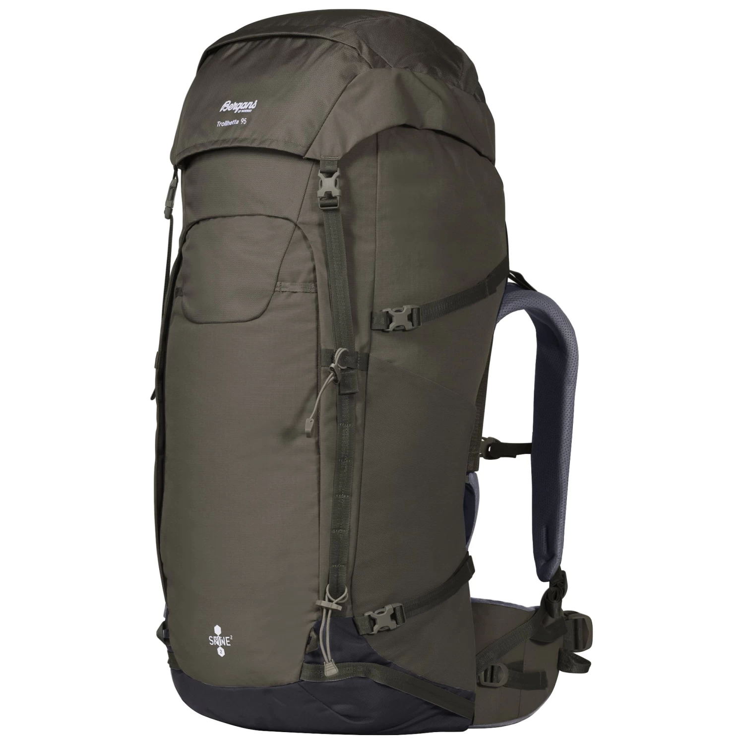 Bergans Trollhetta V5 95 Rucksack (dark-green-mud/green-mud) 3 Bergans Trollhetta V5 95 Rucksack (dark-green-mud/green-mud)