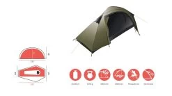 Grand Canyon Apex 1 Zelt (capulet-olive) -Camping Verkaufsgeschäft Grand Canyon Apex 1 Zelt capulet olive D 330001 Bild 5