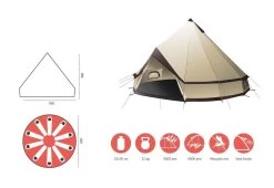 Grand Canyon Indiana 10 Zelt (mojave/desert) 11 Grand Canyon Indiana 10 Zelt (mojave/desert) -Camping Verkaufsgeschäft Grand Canyon Indiana 10 Zelt mojave desert D 330037 Bild 5