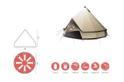 Grand Canyon Indiana 8 Zelt (mojave/desert) 11 Grand Canyon Indiana 8 Zelt (mojave/desert) -Camping Verkaufsgeschäft Grand Canyon Indiana 8 Zelt mojave desert D 330035 Bild 5