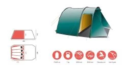 Grand Canyon Robson 4 Zelt (blue-grass) 11 Grand Canyon Robson 4 Zelt (blue-grass) -Camping Verkaufsgeschäft Grand Canyon Robson 4 Zelt blue grass D 330011 Bild 5