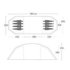 Helsport Valhall Zelt (green) 11 Helsport Valhall Zelt (green) -Camping Verkaufsgeschäft Helsport Valhall Zelt green D 152 890 Bild 5