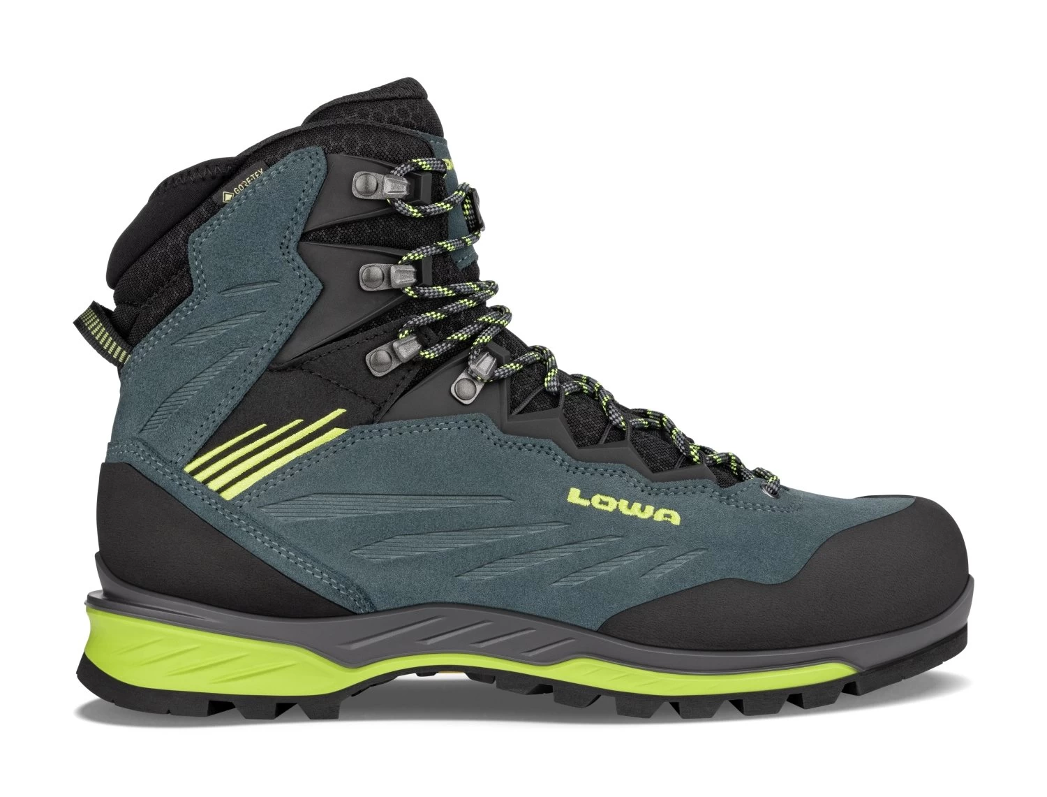 Lowa Cadin II GTX Mid Alpinschuhe (stahlblau/limone) 3 Lowa Cadin II GTX Mid Alpinschuhe (stahlblau/limone)