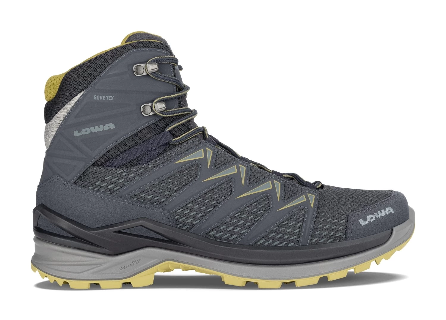 Lowa Innox Pro GTX Mid Wanderschuhe (stahlblau/senf) 3 Lowa Innox Pro GTX Mid Wanderschuhe (stahlblau/senf)
