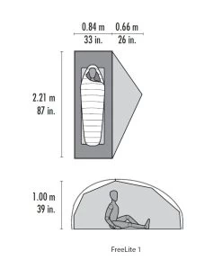 MSR FreeLite 1 Zelt (green) -Camping Verkaufsgeschäft MSR FreeLite 1 Zelt green D 11514 Bild 3