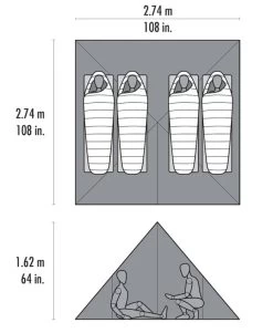 MSR Front Range Zelt (orange) 7 MSR Front Range Zelt (orange) -Camping Verkaufsgeschäft MSR Front Range Zelt orange D 13119 Bild 3