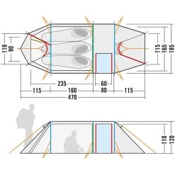 Tatonka Alaska 3.235 PU 3 Zelt (light-olive) 11 Tatonka Alaska 3.235 PU 3 Zelt (light-olive) -Camping Verkaufsgeschäft Tatonka Alaska 3.235 PU 3 Zelt light olive D 2457 333 Bild 3