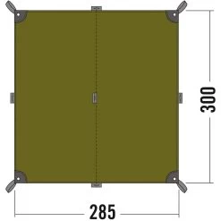 Tatonka Tarp 2 (light-olive)