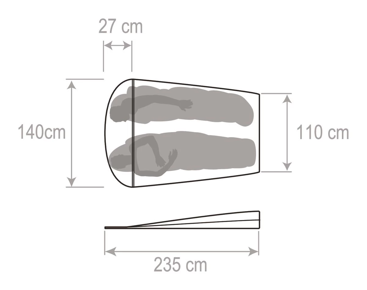Vaude Biwak II.2 Biwaksack (glowing-red) 4 Vaude Biwak II.2 Biwaksack (glowing-red) – Bild 2